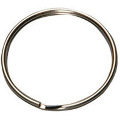 Hy-Ko 2GO Series KB109 Key Ring, Split Ring, 1-1/2 in Ring