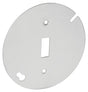 Southwire 54C42-UPC Pan Box Cover, 4 in Dia, 4 in W, Round, 1-Gang, Steel, Silver, Galvanized