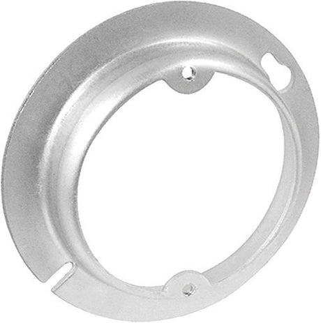 Southwire 54C3-UPC Fixture Ring, 4 in W, Round, Steel, Silver, Galvanized