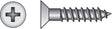 HILLMAN No. 8 X 3 in. L Phillips Zinc-Plated Coarse Wood Screws 100 pk