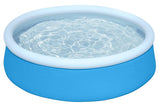 Bestway 57241E Inflatable Pool Set, Round, 126 gal, Plastic/Resin/Vinyl, Blue