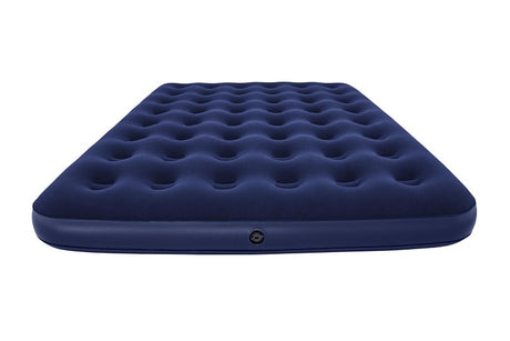 Bestway 67003E Flocked Airbed, 80 in L, 60 in W, Queen, Sturdy Coil Beam