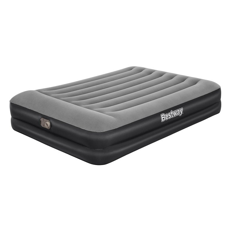 Bestway Tritech 67404E Air Mattress with Built-In AC Pump, 80 in L, 60 in W, Queen, PVC