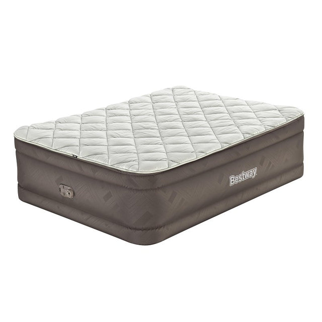 AIR MAT DUVET TOP W/PUMP QUEEN