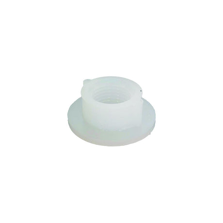 Icon 12477 Fresh Water Tank Raised Threaded Spin Weld Fitting, 1/2" White