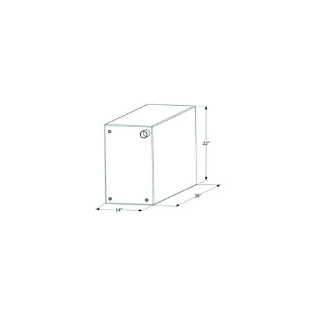 Icon 12717 Fresh Water Replacement Tank, 50 Gal.