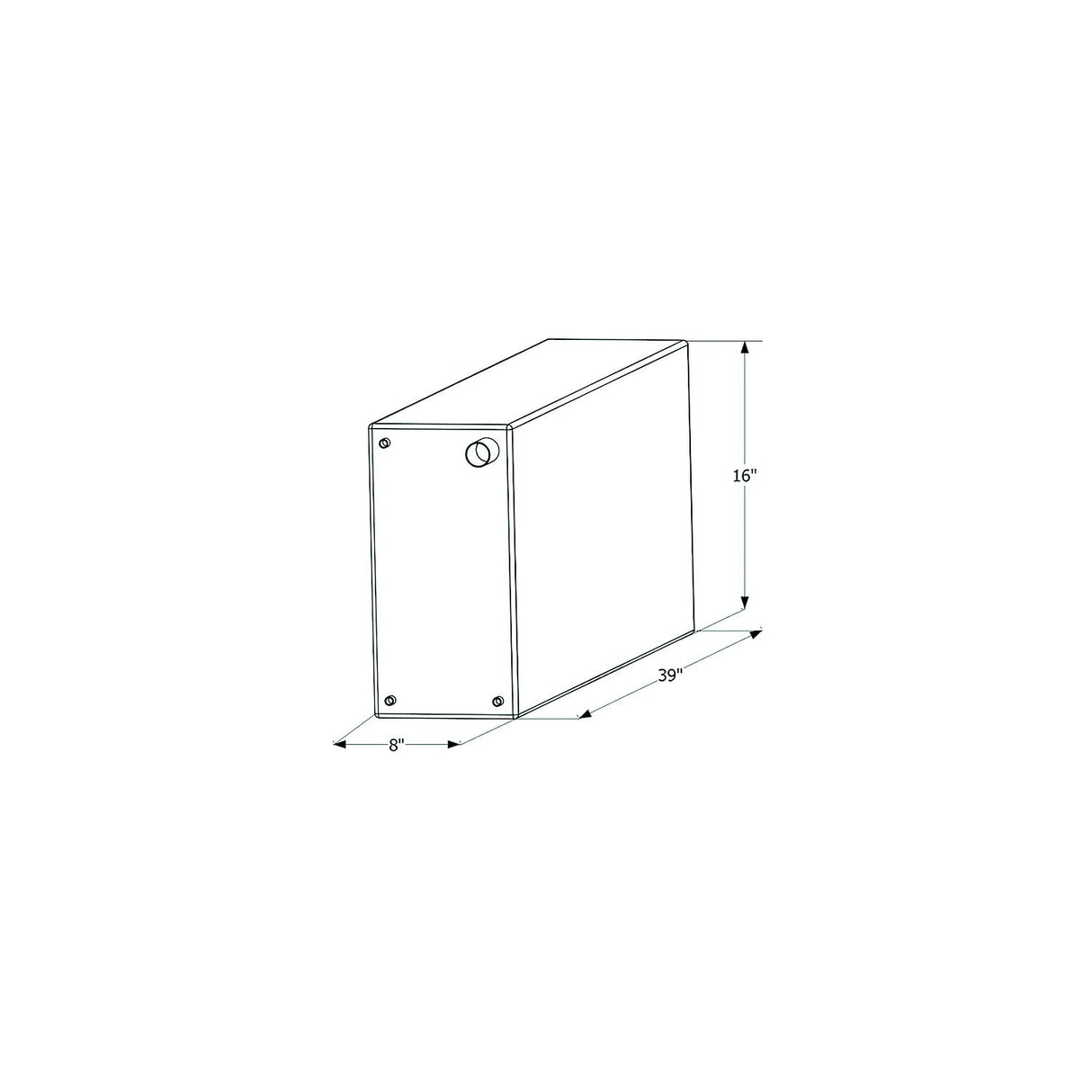 Icon Fresh Water Replacement Tank, 20 Gal.