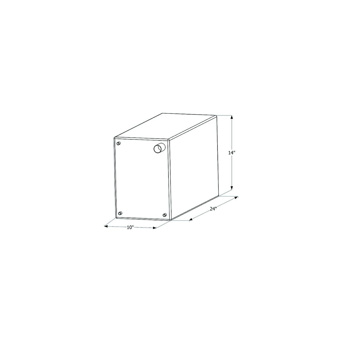 Icon Fresh Water Replacement Tank, 15 Gal.