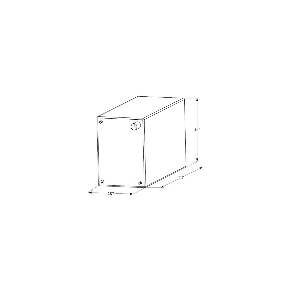 Icon Fresh Water Replacement Tank, 15 Gal.