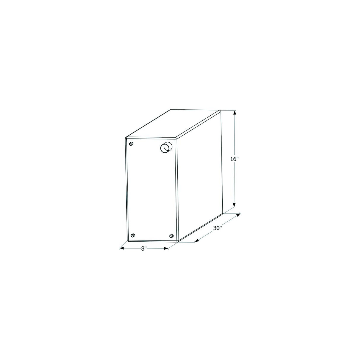 Icon Fresh Water Replacement Tank, 15 Gal.