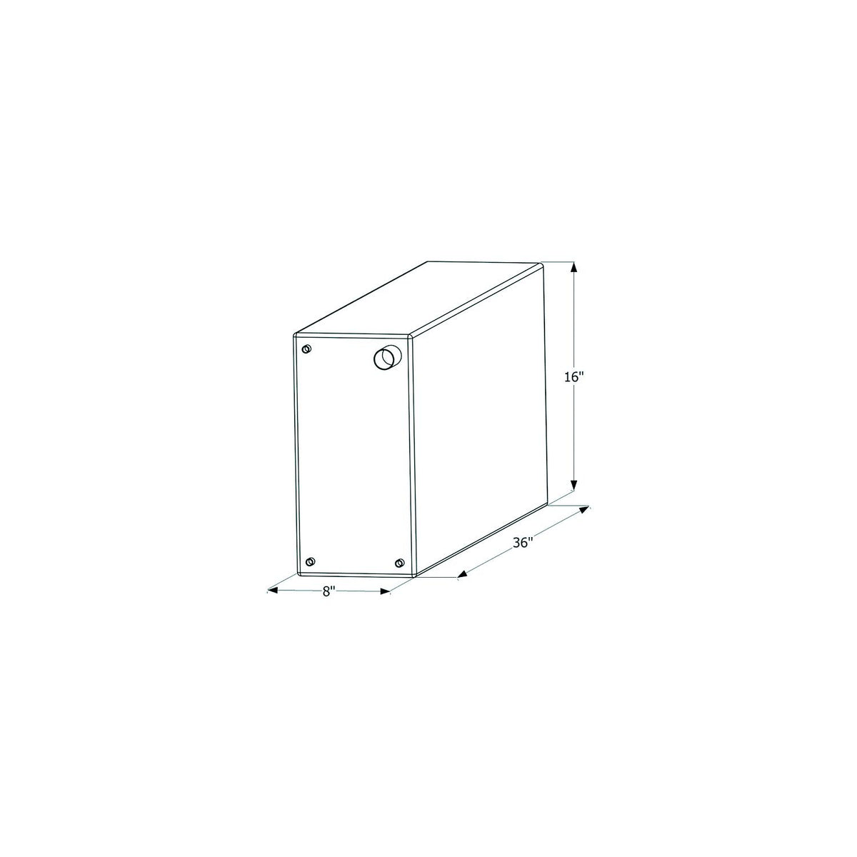 Icon Fresh Water Replacement Tank, 20 Gal.