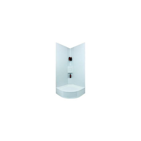 Icon 15227 Neo Angle Shower Surround, 45 Degree Corner