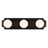 Boston Harbor 045233-VB Vanity Bar Fixture, 100 W, 3-Lamp, G Lamp, Steel Fixture, Venetian Bronze Fixture