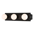 Boston Harbor 045233-VB Vanity Bar Fixture, 100 W, 3-Lamp, G Lamp, Steel Fixture, Venetian Bronze Fixture