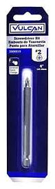 Vulcan 375161OR Screwdriver Bit, Hex Shank, S2 Chrome Molybdenum Steel