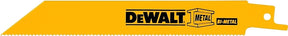 DEWALT DW4808B25 Reciprocating Saw Blade, 3/4 in W, 6 in L, 14 TPI, Bi-Metal Cutting Edge