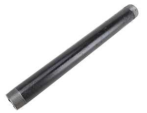 ProSource BN 11/2X18-S Pipe Nipple, 1-1/2 in, Male, Steel, 40 Schedule, 18 in L