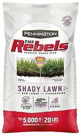 The Rebels 100543727 Grass Seed, 20 lb Bag