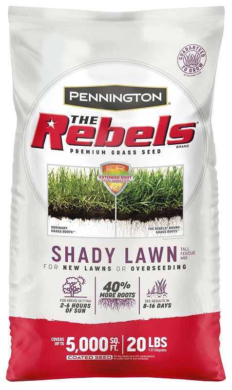 The Rebels 100543727 Grass Seed, 20 lb Bag