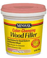 Minwax 448600000 Wood Filler, Liquid, Natural, 5.5 oz