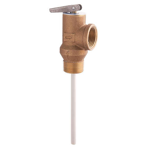 Watts 3/4 in. MNPT Brass Temperature and Pressure Relief Valve 3/4 in. FNPT 1 pk