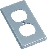 Carlon HB1DP Handy Box Cover, 4-5/16 in L, 2-3/8 in W, Gray, Rectangular, 1-Gang, Polycarbonate