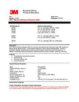 3M 6500 Marine Adhesive Sealant, White, 5 days Curing, 40 to 100 deg F, 10 oz Cartridge