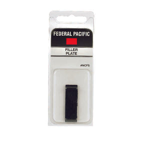 Connecticut Electric Federal Pacific 0 amps N/A V 1 space 2 circuits Surface Mount Filler Plate