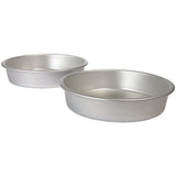 Wilton 9 in. W X 9.9 in. L Cake Pan Silver 2 pc