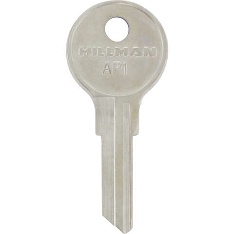 HILLMAN Traditional Key House/Office Key Blank 112 AP1 Single For Chicago Locks, Pack of 4
