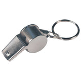 HILLMAN Metal/Plastic Silver Whistle Keychain, Pack of 5
