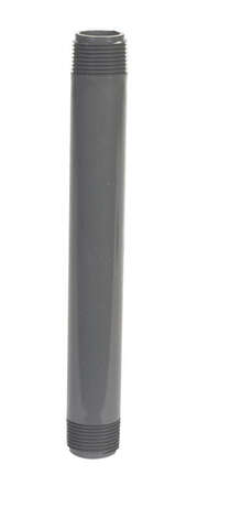 B&K Schedule 80 3/4 in. MIP X 3/4 in. D MIP PVC 8 in. Nipple 1 pk