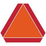 HILLMAN English Orange/Red Slow Moving Vehicle Sign 14 in. H X 16 in. W, Pack of 6