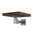 8 in. W X 8 in. D Black Wood Boulder Shelf Kit 1 pk