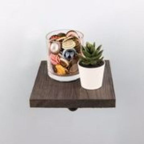 7-1/4 in. W X 8 in. D Brown Wood Shelf 1 pk