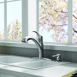 American Standard Mesa 9015.101.075 Pull-Out Kitchen Faucet with Soap Dispenser, 1.8 gpm, 1-Faucet Handle, Lever Handle