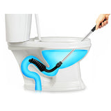 ToiletShroom Toilet Plunger with Holder 21 in. L X 3 in. D