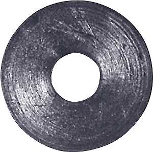 Danco 88573 Flat Faucet Washer, #1/4L, 0.2 in ID x 0.5937 in OD Dia, Rubber, For: Quick-Opening Style Faucets