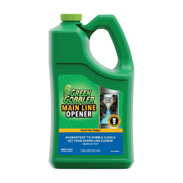 Green Gobbler Liquid Main Line Cleaner 128 oz, Pack of 4