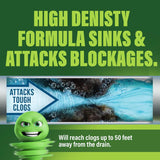 Green Gobbler Liquid Main Line Cleaner 128 oz, Pack of 4