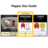 Korky Plus Bulk 12-Pack Toilet Flapper Red Rubber For Universal
