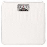 Taylor 20004014EXP Bathroom Scale, 300 lb Capacity, Analog Display, Steel Housing Material, White, 10-1/2 in OAW
