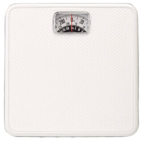 Taylor 20004014EXP Bathroom Scale, 300 lb, Analog Display, Steel Housing Material, White, 10-1/2 in OAW, 10-1/4 in OAD