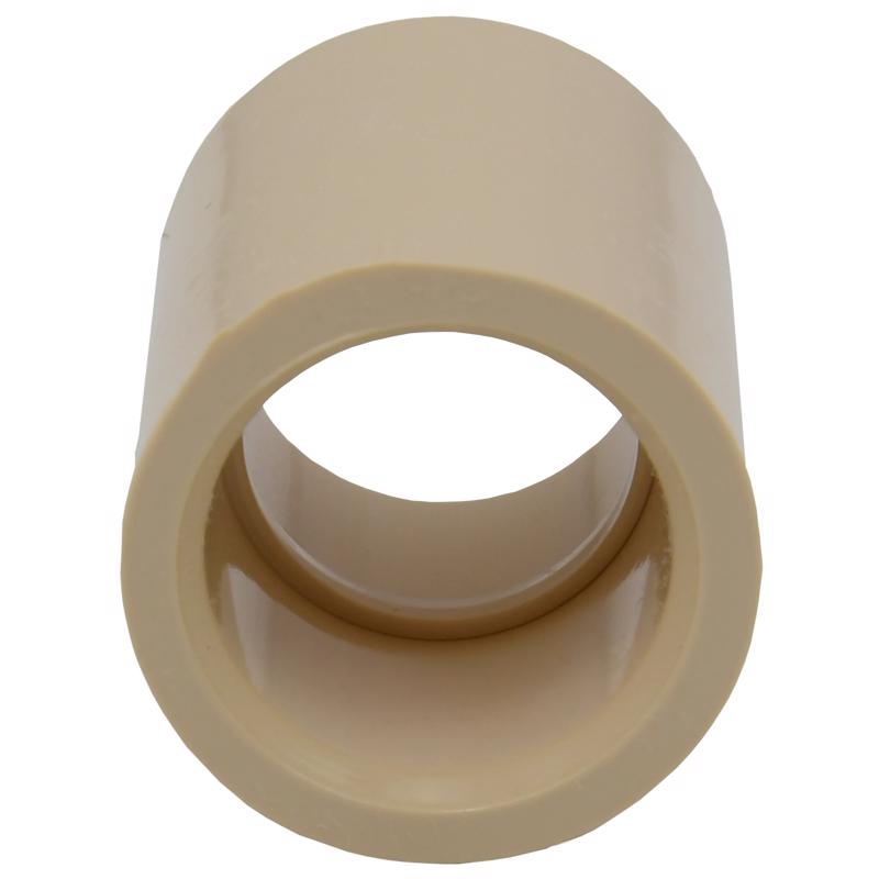 Charlotte Pipe FlowGuard 1/2 in. Socket X 1/2 in. D Socket CPVC Coupling 1 pk, Pack of 25