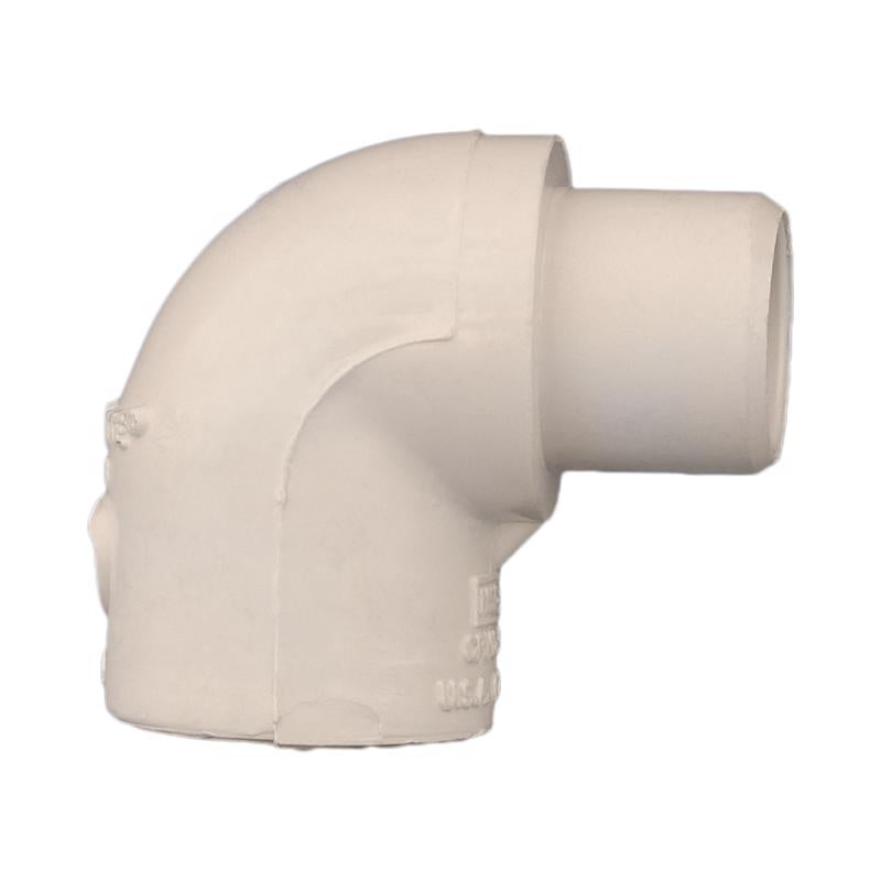 Charlotte Pipe 1/2 in. Spigot X 1/2 in. D Socket CPVC 90 Degree Street Elbow 1 pk, Pack of 50