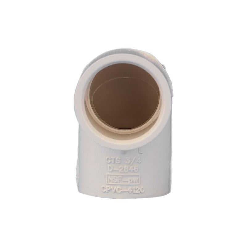 Charlotte Pipe FlowGuard 3/4 in. Hub X 3/4 in. D Hub CPVC 90 Degree Elbow 1 pk, Pack of 25