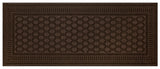 Multy Home 1005046 Embossed Mat, 5 ft L, 2 ft W, Rectangular, Andor Pattern, Polyester Surface, Black