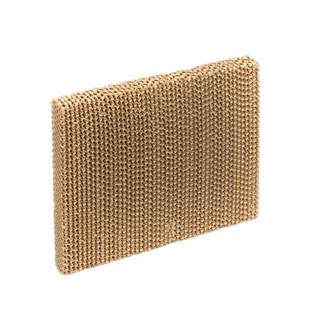 Hessaire 19 in. H X 17 in. W Tan Canvas Media Pad Set