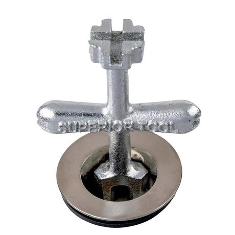 Danco No. 8-32 X 1/2 in. L Slotted Oval Head Chrome-Plated Brass Faucet Handle Screw 1 pk, Pack of 5