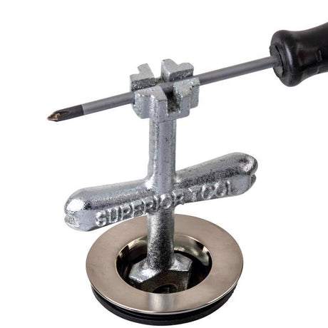 Danco No. 8-32 X 1/2 in. L Slotted Oval Head Chrome-Plated Brass Faucet Handle Screw 1 pk, Pack of 5